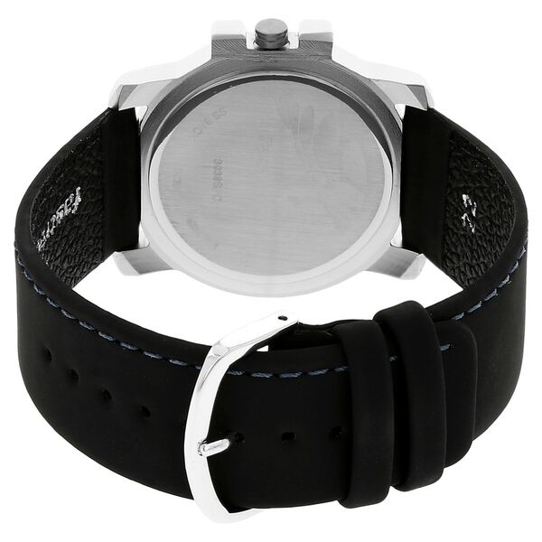 Fastrack Quartz Analog Silver Dial Leather Strap Watch for Guys - image number 3