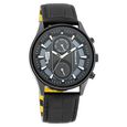 Fastrack Fastfit Quartz Analog with Day and Date Black Dial Leather Strap Watch for Guys - image number 1