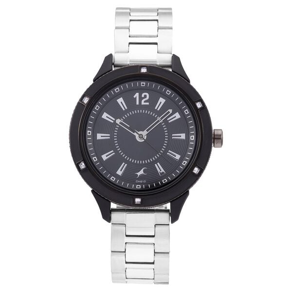 Fastrack Varsity Black Dial Quartz Analog Watch for Girls - image number 1