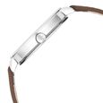 Fastrack Stunners Quartz Analog Grey Dial Brown Leather Strap Watch For Guys - image number 3