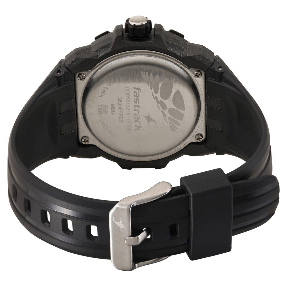 Fastrack Trendies Quartz Analog Bicolour Dial PU Strap Watch for Guys