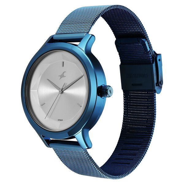 Fastrack Fleek Quartz Analog Silver Dial Stainless Steel Strap Watch For Girls - image number 2