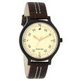Fastrack Road Trip Quartz Analog Yellow Dial Leather Strap Watch for Girls - image number 1