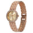 Vyb Iconique By Fastrack Quartz Analog Pink Dial Rose Gold Metal Strap Watch For Girls - image number 4