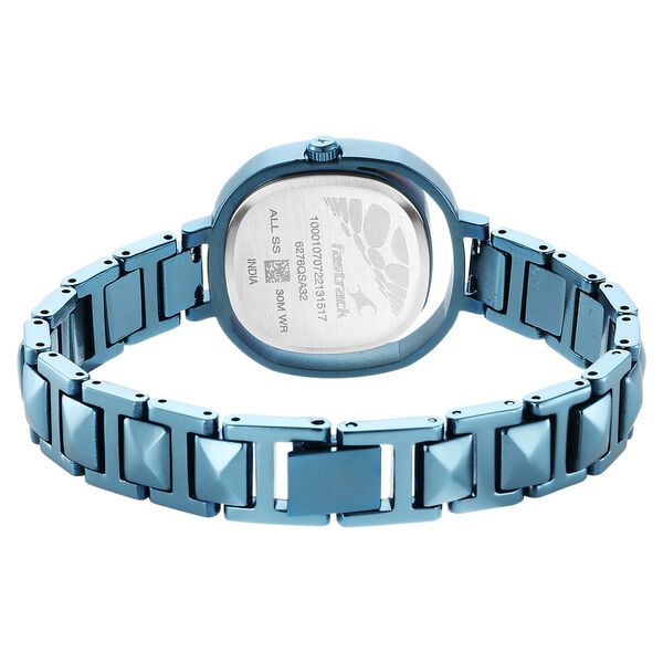 Fastrack Opulence Quartz Analog Blue Dial Metal Strap Watch for Girls - image number 5
