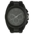 Fastrack Quartz Chronograph Black Dial Plastic Strap Watch for Guys