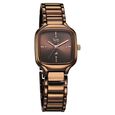 Fastrack Vyb Minimalist Quartz Analog Brown Dial Metal Strap Watch For Girls - image number 2