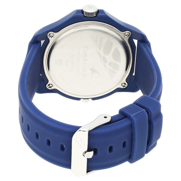 Fastrack Quartz Analog Black Dial Silicone Strap Watch for Guys - image number 4