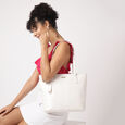 Fastrack Chic Textured Tote Bag for Women | Stylish Bag for Ladies, Women, Girls | Casual Spacious Tote Bag Made of High-Quality Faux Leather (Pumice) - image number 7