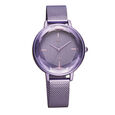 Fastrack Vyb Aurora Quartz Analog Purple Dial Stainless Steel Strap Watch for Girls - image number 1