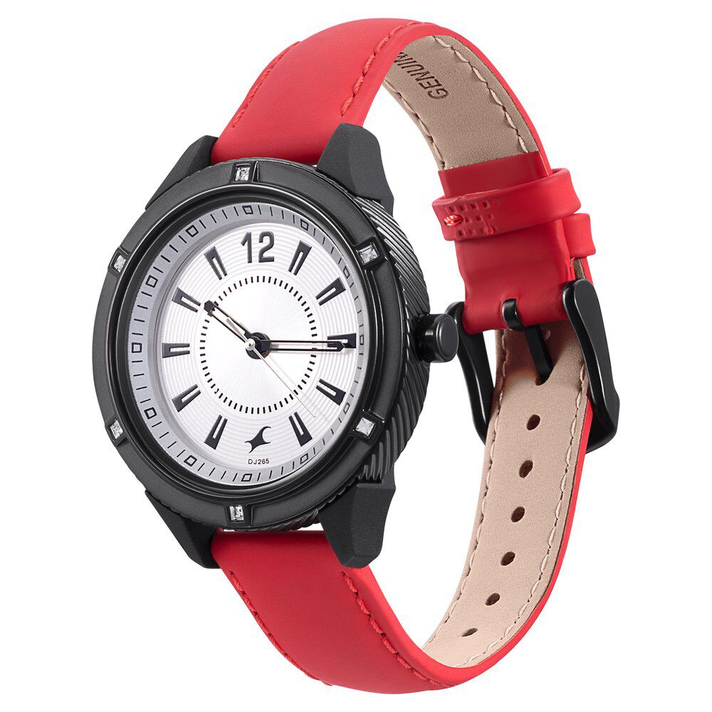 Fastrack red sales colour watch
