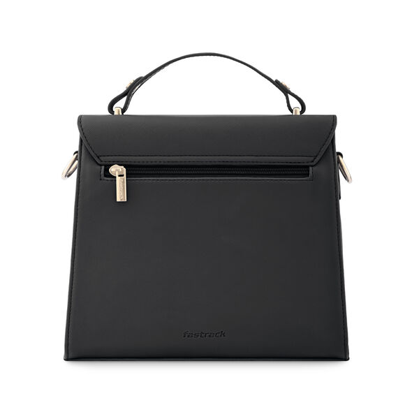 Fastrack Black Structured Satchel Bag for Women - image number 4
