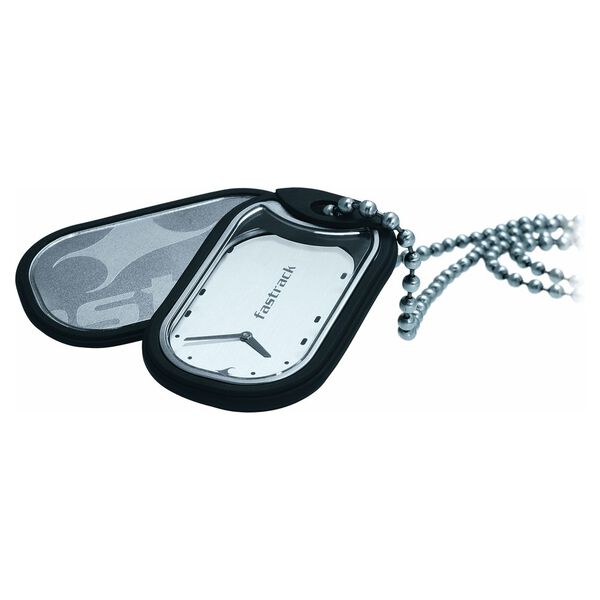 Fastrack Quartz Analog Silver Dial Metal Strap Watch for Guys - image number 0
