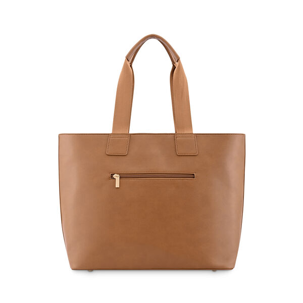 Tan College Tote Bag - image number 3