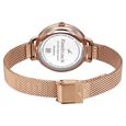 Fastrack Stunners Quartz Analog Blue Dial Rose Gold Stainless Steel Strap Watch For Girls - image number 5