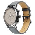 Fastrack Tick Tock Quartz Analog Grey Dial With Grey Leather Strap Watch for Guys - image number 2