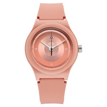 Fastrack Y2K Analog with Clay Pink Dial Silicon Strap Watch for Girls