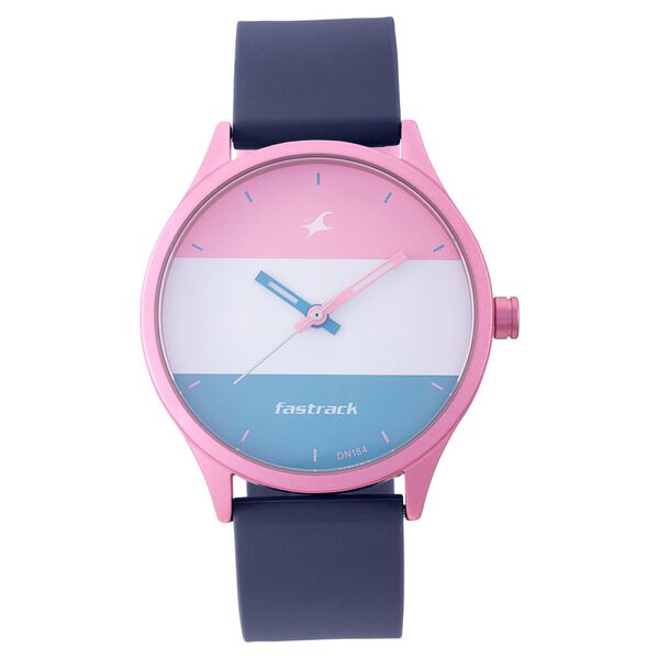 Fastrack Topicals Quartz Analog Multicoloured Dial Silicone Strap Unisex Watch - image number 1