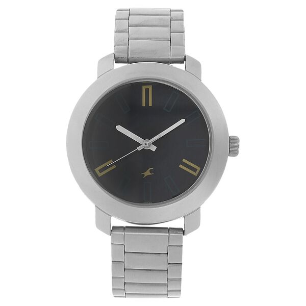 Fastrack Quartz Analog Blue Dial Stainless Steel Strap Watch for Guys - image number 0