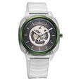 Fastrack Bare Quartz Analog Skeleton Unisex Watch With Anthracite Dial And Translucent Plastic Strap - image number 2