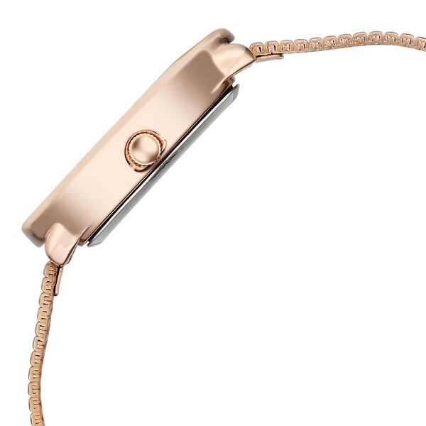 Vyb Runway By Fastrack Quartz Analog Rose Gold Dial Rose Gold Stainless Steel Strap Watch For Girls - image number 4