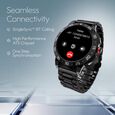 Fastrack Magnus FX3 Luxury Metal Smartwatch Premium Top Ring Design comes with High Definition 3.7 cm UltraVU Display With Black Strap - image number 3