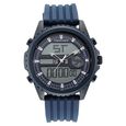 Fastrack Streetwear Quartz Analog Digital Blue Dial PU Strap Watch for Guys - image number 1