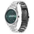 Fastrack Groove Quartz Analog Green Dial Silver Stainless Steel Strap Watch For Guys - image number 2