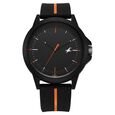 Fastrack Tees Urbanique Quartz Analog Black Dial Silicon Strap Watch For Unisex - image number 0