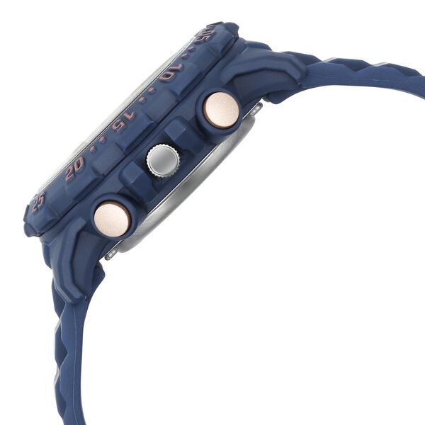 Fastrack Street line Quartz Analog Digital Blue Dial Silicone Strap Watch for Girls - image number 3