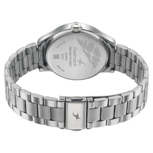Fastrack Quartz Analog Black Dial Stainless Steel Strap Watch for Girls - image number 4