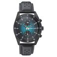 Fastrack Space Rover Quartz Multifunction Blue Dial Leather Strap Watch for Guys - image number 1