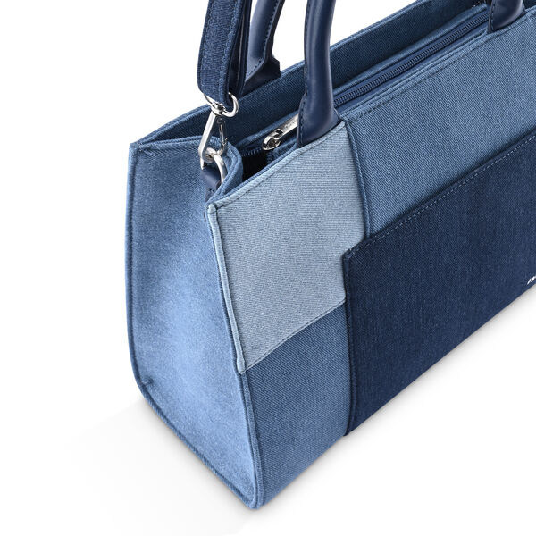 Fastrack Denim Structured Satchel Women's Bag - image number 5