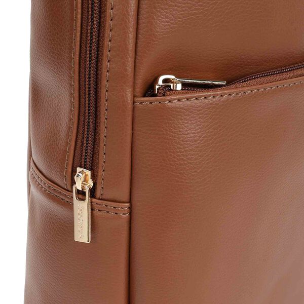 Fastrack Tan textured backpack - image number 5