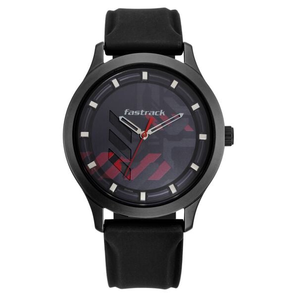 Fastrack Gamify Quartz Analog Grey Dial Silicone Strap Watch for Guys - image number 1