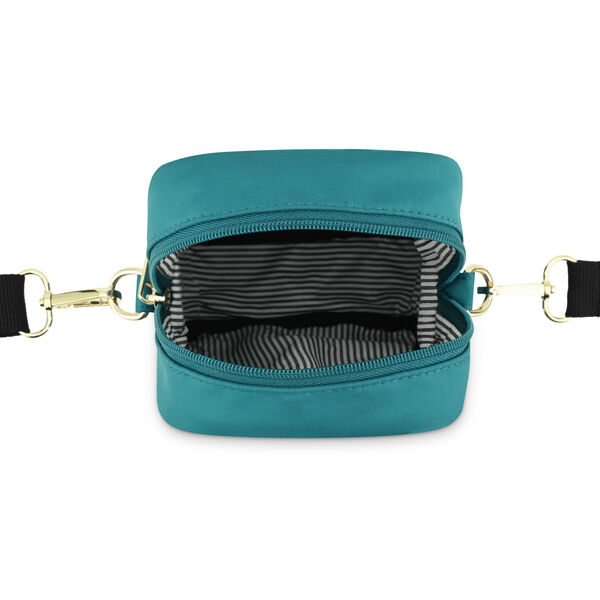 Fastrack Teal Blue Crossbody Sling Bag for Girls - image number 7