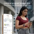 Fastrack Ryz Women Smartwatch with 1.72" Super Ultra VU Display, Dynamic 60Hz Refresh Rate, Functional Crown, AI Voice - image number 5