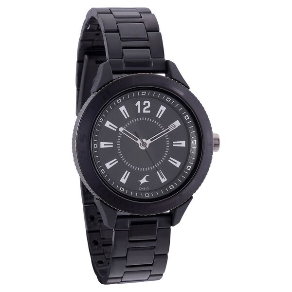 Fastrack Varsity Quartz Analog White Dial Leather Strap Watch for Girls - image number 0