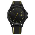 Fastrack Tees Urbanique Quartz Analog Black Dial Silicon Strap Watch For Guys - image number 0