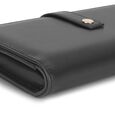 Black snapfold wallet - image number 7