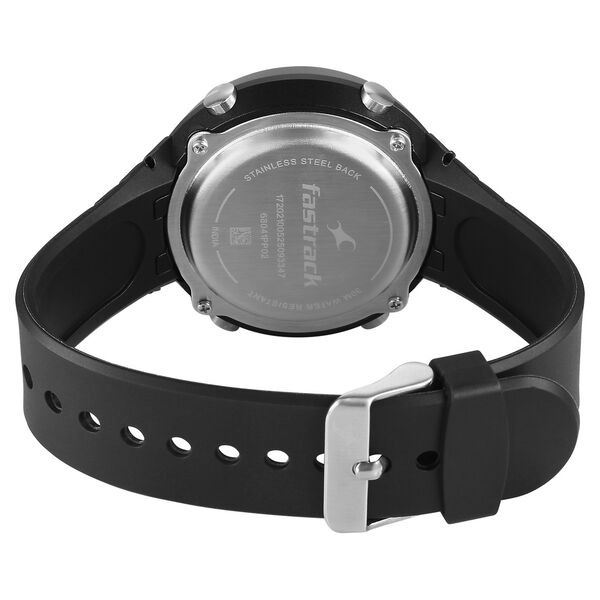 Fastrack StreetStyle Digital Dial Black Polyether Strap Watch For Unisex - image number 5