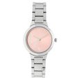 Fastrack Quartz Analog Pink Dial Stainless Steel Strap Watch for Girls - image number 0