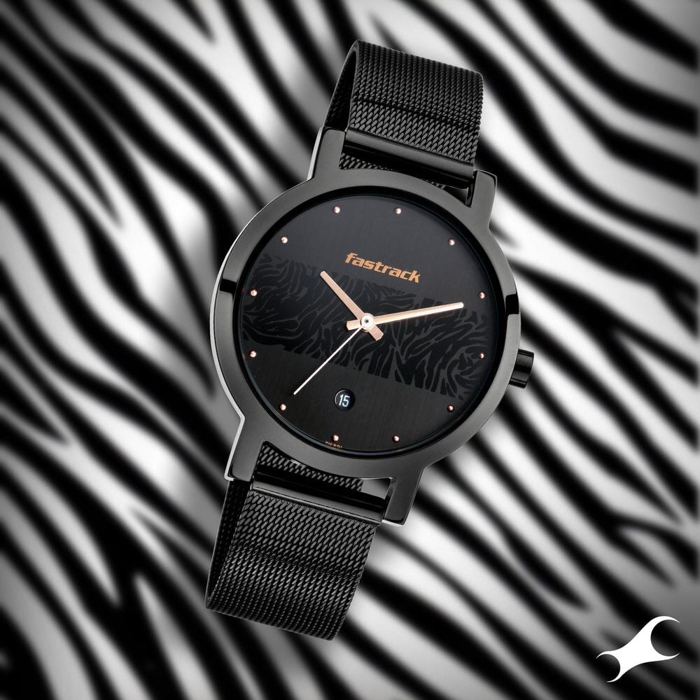 Fastrack black belt hotsell watches for womens