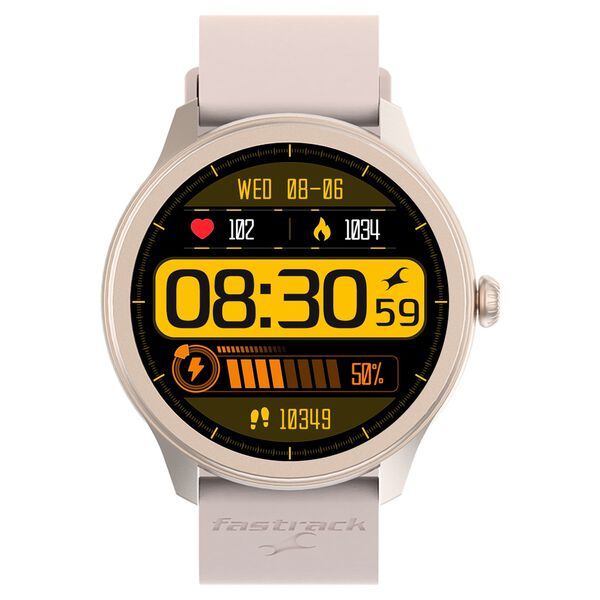 Fastrack Reflex Invoke Smartwatch Pink: BT Calling, Advanced Chipset, Breathing Rate, IP68. - image number 0