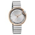 Fastrack Groove Analog with Silver Dial Silver Metal Strap Watch for Girls - image number 1