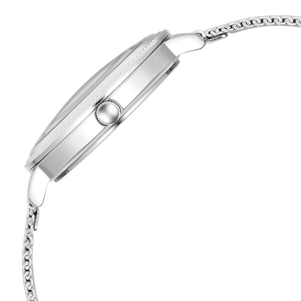Fastrack Stunners X Quartz Analog Ivory Dial Stainless Steel Strap Watch For Girls - image number 3