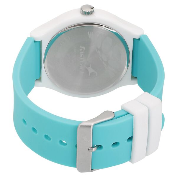 Fastrack Valentine Quartz Analog White Dial Silicone Strap Unisex Watch - image number 3