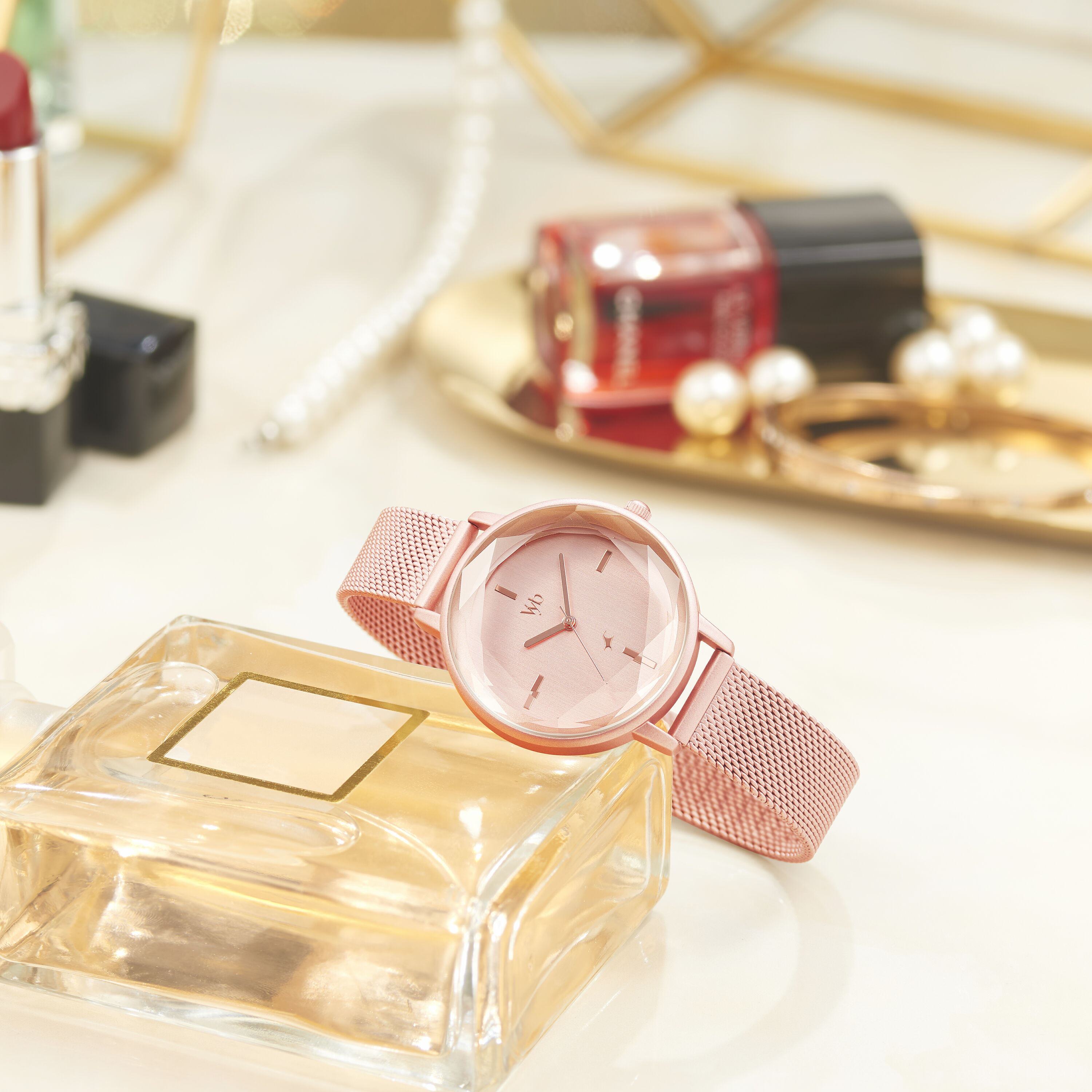 Fastrack rose gold discount watches for ladies