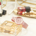 Fastrack Vyb Aurora Quartz Analog Rose Gold Dial Stainless Steel Strap Watch for Girls - image number 2