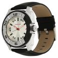 Fastrack Motorheads Quartz Analog Silver Dial Leather Strap Watch for Guys - image number 1